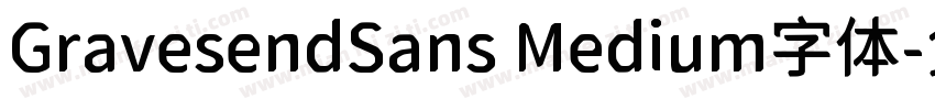 GravesendSans Medium字体字体转换